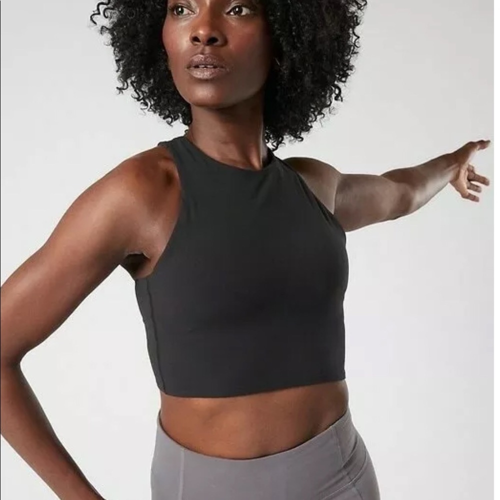 Athleta conscious crop black medium A-C new